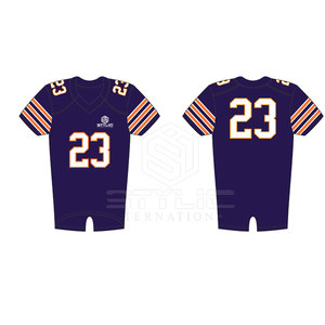 Uniforme de fútbol americano de color personalizado de diferentes estilos Uniforme de fútbol americano de secado rápido cómodo - Product Image 4