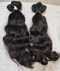 Haute Qualité En Vrac Ondulé 100% Humain Remy Unique Drawn Extensions De Cheveux Noir Couleur Naturel Vierge Cheveux Indiens - Product Image 5