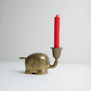 Trendy <b>Small</b> Handmade Metal <b>Candle</b> Stand for Festive Home Decoration and Holiday Season - Product Image 1