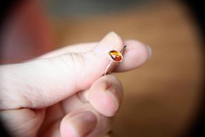 Anillo de ámbar báltico, joyería de piedras preciosas de Plata de Ley 925, anillo de boda, promesa para mujer, anillo de plata ámbar, joyería - Product Image 3