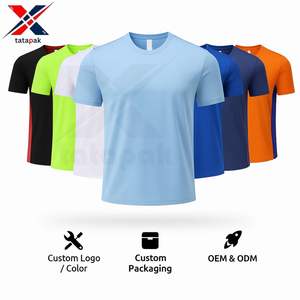 Calidad profesional diseño personalizado 100% algodón tela transpirable moda Casual ropa deportiva camisetas para hombres suministro al por mayor - Product Image 5