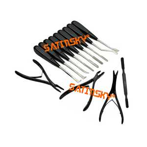 Kit d'instruments manuels Minor Fess pour chirurgie endoscopique des sinus, ensemble chirurgical ORL de 10 pièces, haute qualité, autoclavable, certifié CE - Product Image 5