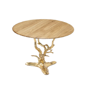 แท่นวางเค้กอะลูมิเนียมและทองเหลืองรูปทรงกลมสำหรับงานแต่งงาน - Product Image 3