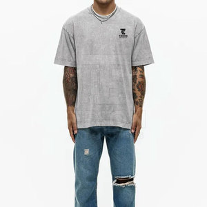 Camiseta de Estilo Nuevo y Popular con Lavado Ácido, Talla Personalizada, Camiseta con Lavado Ácido de la Mejor Calidad, Camiseta para Hombre con Lavado Ácido Hecha en Pakistán - Product Image 3