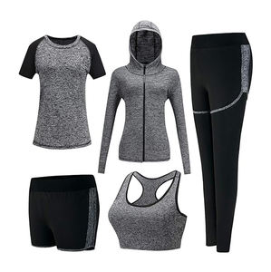 Logotipo personalizado y color disponible de cómodo Spandex / Nylon Material Gym Fitness Sets para mujeres a un precio confiable - Product Image 1