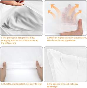 100 pièces jetable visage berceau couverture non tissé oreiller papier étanche Massage Spa Table pour jetable beauté appui-tête couverture - Product Image 5