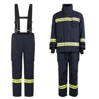 Combinaison de pompier Nomex personnalisée avec logo OEM, équipement de sauvetage d'urgence, vêtements de pompier Nomex, vêtements de lutte contre l'incendie