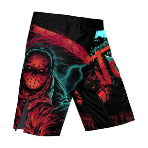 Ropa de Artes Marciales Personalizable al por Mayor, Secado Rápido, Elástica, Ligera, 100% Poliéster, Impresión por Sublimación, Pantalones Cortos de MMA para Hombre - Product Image 6