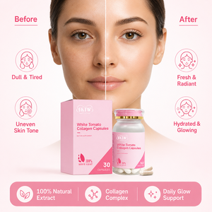 Cápsulas de colágeno de tomate blanco, cápsulas de belleza con colágeno, sabor a uva, cápsulas para el brillo de la piel, extracto natural, píldoras de belleza, cuidado oral de la piel - Product Image 2