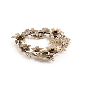 Handmade Iron Gold Color <b>Candle</b> Holder Fantastic Design Round Shape <b>Tealight</b> <b>Candle</b> Holder For Event Party Decor Use - Product Image 3