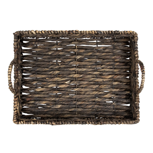 ถาดเสิร์ฟผักตบชวาสีเข้มสไตล์โบฮีเมียนแบบชนบทห้องนั่งเล่นมัลติฟังก์ชันตกแต่งฤดูใบไม้ร่วงราคาถูก - Product Image 3