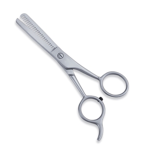 <b>Left</b>-<b>Handed</b> Hair Cutting <b>Scissors</b> with Plastic Handle and Stainless Steel Blade - Product Image 3