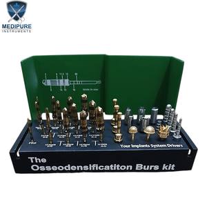 Kit de fraises d'osseodensification les plus vendues, instruments chirurgicaux dentaires pour les procédures d'implantologie de densité osseuse, instruments dentaires - Product Image 1