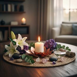 Support de bougie en fer durable et écologique fait à la main, design lotus, pour bougie chauffe-plat et bougie pilier, pour la maison, la pooja et la décoration festive - Product Image 3