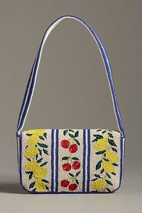 Classic Hand Embroidered Tote Bag with <b>Belt</b> Handle - Product Image 3