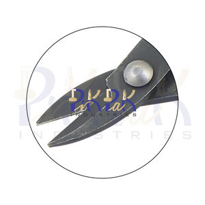 Cisaille en acier inoxydable de qualité industrielle avec ressort et poignée en plastique Longueur 127mm Fabrication de bijoux DIY Crafting Metal Cutting Shear - Product Image 6