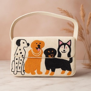 Nuevo Bolso de Mano de Diseño Hecho a Mano para Mujer, Bolsos de Mano con Cuentas, Coloridos, Personalizados, de Moda, Bolso Cruzado, Bolso de Mano Suave, Venta al por Mayor - Product Image 3