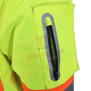Chaqueta de Trabajo Profesional para Construcción, Mantenimiento y Logística, OEM Personalizada, Transpirable, con Múltiples Bolsillos - Product Image 4