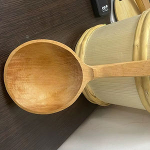 Cuillères de service jetables en bois luxueuses pour fêtes, écologiques et recyclables, design artisanal de haute qualité - Product Image 1