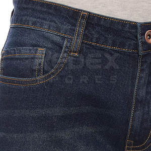 Best Quality Custom Made <b>Men's</b> <b>Jeans</b> Pants New Style Mid <b>Waist</b> <b>High</b> Street Style 100% Cotton Solid Color for Outdoor Use - Product Image 4