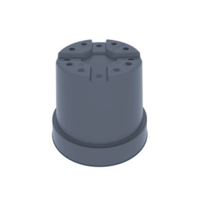 Macetas redondas de plástico reciclado de 2,5 litros de diámetro CG 17 cm de alta calidad disponibles en varios colores - Product Image 2