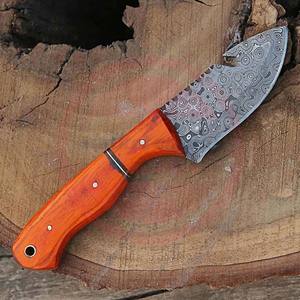 Handmade Damascus Steel Fixed Blade Hunting <b>Camping</b> Skinner Knife Wood Handle Hunting Knives Skinning Knives - Product Image 2