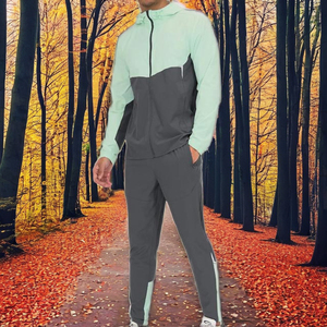 Veste coupe-vent matelassée vintage d'automne pour homme, respirante, imperméable, avec fermeture éclair, couleur unie, prix bas, vente en gros, personnalisable - Product Image 1