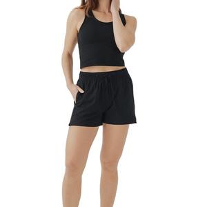 Conjunto Corto de Dos Piezas de Algodón para Mujer, Traje de Verano, Camiseta sin Mangas y Pantalones Cortos, Conjuntos Cortos Deportivos para Mujer, Pantalones Cortos para Correr 2026 - Product Image 1