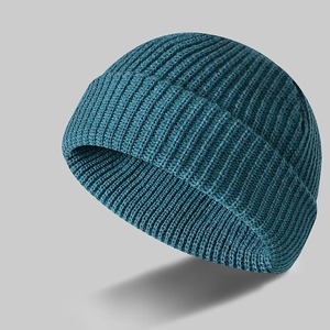 Unisex Beanies Customized Size Bonnet <b>Caps</b> Women <b>Men</b> Solid Color Stacking Knitted Hip Hop Style Casual Beanies - Product Image 3