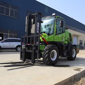 Carretilla elevadora todoterreno de exportación directa de fábrica, carretilla elevadora todoterreno diésel CE ISO de 5 toneladas, rendimiento fiable, precio barato de venta, vendedor - Product Image 6