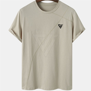 T-shirt Homme en Polyester/Coton de Haute Qualité, Respirant, avec Logo Frontal Personnalisé, Motif Design, Vêtement en Jersey, Col Rond, Manches Courtes 2026 - Product Image 3