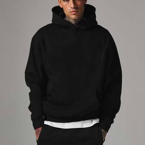 Sweats à capuche personnalisés pour hommes Streetwear Pull-over à épaules tombantes en coton épais Sweatshirts à capuche pour hommes - Product Image 6