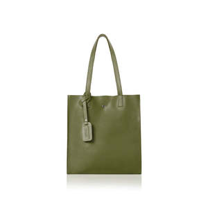 Sac de shopping en cuir italien avec pochette amovible-PL580 - Product Image 4