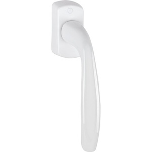 Poignée de fenêtre en aluminium HOPPE New York 0810/US10 32-42 mm F9016, autocollants pour fenêtre Secustik/VarioFit - Product Image 1