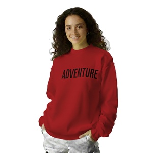 Nuevo Diseño Sudadera de Forro Polar para Mujer, Manga Larga, Cuello Alto Simulado, Holgada, Estilo Casual, de Secado Rápido, Sin Forro - Product Image 1