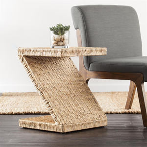 Good price woven side <b>table</b> <b>for</b> room decorations accent <b>bed</b> sidetable water hyacinth end <b>tables</b> - Product Image 2