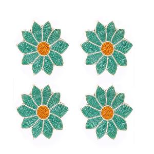 Best Selling Extravagant Multi-Color <b>Beaded</b> <b>Coaster</b> Different Designs with Europe Style Embroidery for Table Decoration - Product Image 6