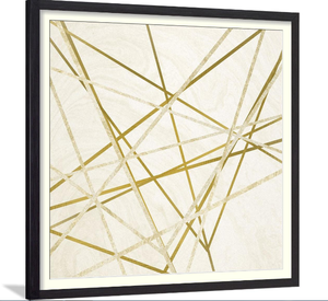 Ak – superbe tenture murale décorative en métal, cadre doré en laiton - Product Image 1