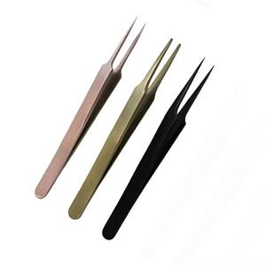 Outil de beauté, pince à épiler en acier inoxydable, pointe fine précise, manipulation précise des cils, usage professionnel HERMANN - Product Image 6