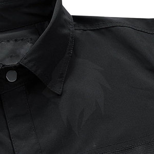Gran oferta de fábrica, camisas Cargo de algodón 100% para hombre, cuello de polo polar de secado rápido, características transpirables, logotipo personalizado, nuevo estampado - Product Image 4