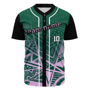 Livraison rapide Maillot de baseball uni à impression personnalisée Maillot de baseball bon marché à sublimation pour homme à vendre - Product Image 6