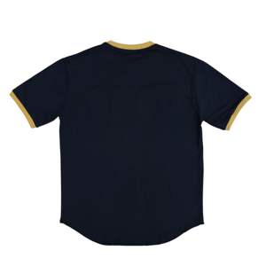 เสื้อยืดผ้าฝ้ายสีดำพรีเมี่ยมแบบริงเกอร์ | เสื้อชายเสื้อขอบโค้งมีหมายเลขปักกำมะหยี่ | เครื่องแต่งกายกรีกสีดำ - Product Image 2