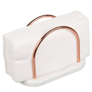 Porte-serviettes doré Design vintage Porte-serviettes en métal Forme différente Décoration de table de haute qualité Porte-serviettes - Product Image 5