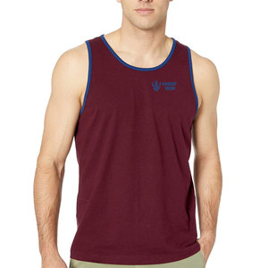 Camiseta sin mangas con ajuste muscular para hombre, Camiseta deportiva sin mangas para entrenamiento de gimnasio, camiseta sin mangas de algodón y poliéster - Product Image 2