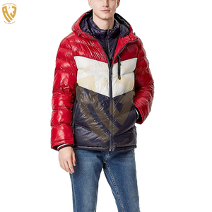 Custom Made Men's Winter <b>Jacket</b> with Stand Collar <b>Waterproof</b> <b>Padded</b> Quilted Canvas Custom Logo Outdoor Puffer <b>Jacket</b> - Product Image 6
