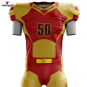 Uniformes de football américain unisexes de conception professionnelle en polyester de maillot de football américain unisexe sur mesure - Product Image 4