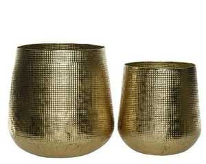 Restaurant Garden Aluminium Vase Decorating Tabletop Home Decor Antique Finishing Metal Vases Stylish <b>Flower</b> Vase Stylish - Product Image 2