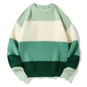 Pulls d'hiver pour hommes à manches longues en coton/laine respirants – Vêtements d'extérieur très tendance et très demandés - Product Image 1