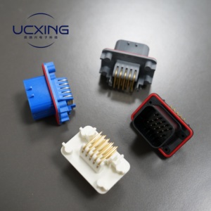Connecteurs MF130 mâles/femelles pour assemblages carte-câble 8P-35P en alliage de cuivre pour le transport ferroviaire et les véhicules à énergie nouvelle en stock - Product Image 4