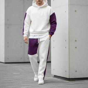 Conjunto Deportivo para Hombre, Producción Personalizada, Pantalones y Chaqueta Estilo Jogger, Lavado Ácido, Estampado, 100% Algodón Ecológico, Marca Privada - Product Image 3